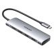 Ugreen 6-in-1 USB-C Multifunction Hub Adapter (CM511/20956A) - Gray