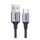 Ugreen USB A 2.0 To USB-C Male Fast Charging Cable Black (60126) - 1M