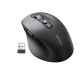 UGreen M752 Multi-Mode 2.4Ghz 5000 DPI Max with 5-Level Adjustable Wireless Ergonomic Mouse (75498B) - Black