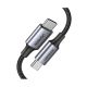 Ugreen USB-C Cable Aluminum Case 2M-  Black [70429]