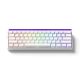 Veekos SHINE60 SP White Shine-Through RGB Wired Mechanical Keyboard (Akko Glare Magnetic Switch)
