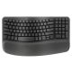Logitech Wave Keys Ergonomic Wireless Keyboard - Graphite