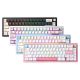 YUNZII AL66 Tri-Mode Knob CNC Aluminum Wireless RGB Mechanical Keyboard - Milk Switch