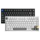YUNZII AL75 Tri-Mode CNC Aluminum Wireless RGB Mechanical Keyboard - Blue Grey Tactile Switch