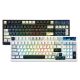 YUNZII YZ98 Tri-Mode Hot Swappable RGB Backlight Vintage Mechanical Gaming Keyboard