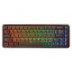 Yunzii Wood68 Tri-Mode Wireless RGB Hot Swappable Mechanical Keyboard (Candy Linear Switch)