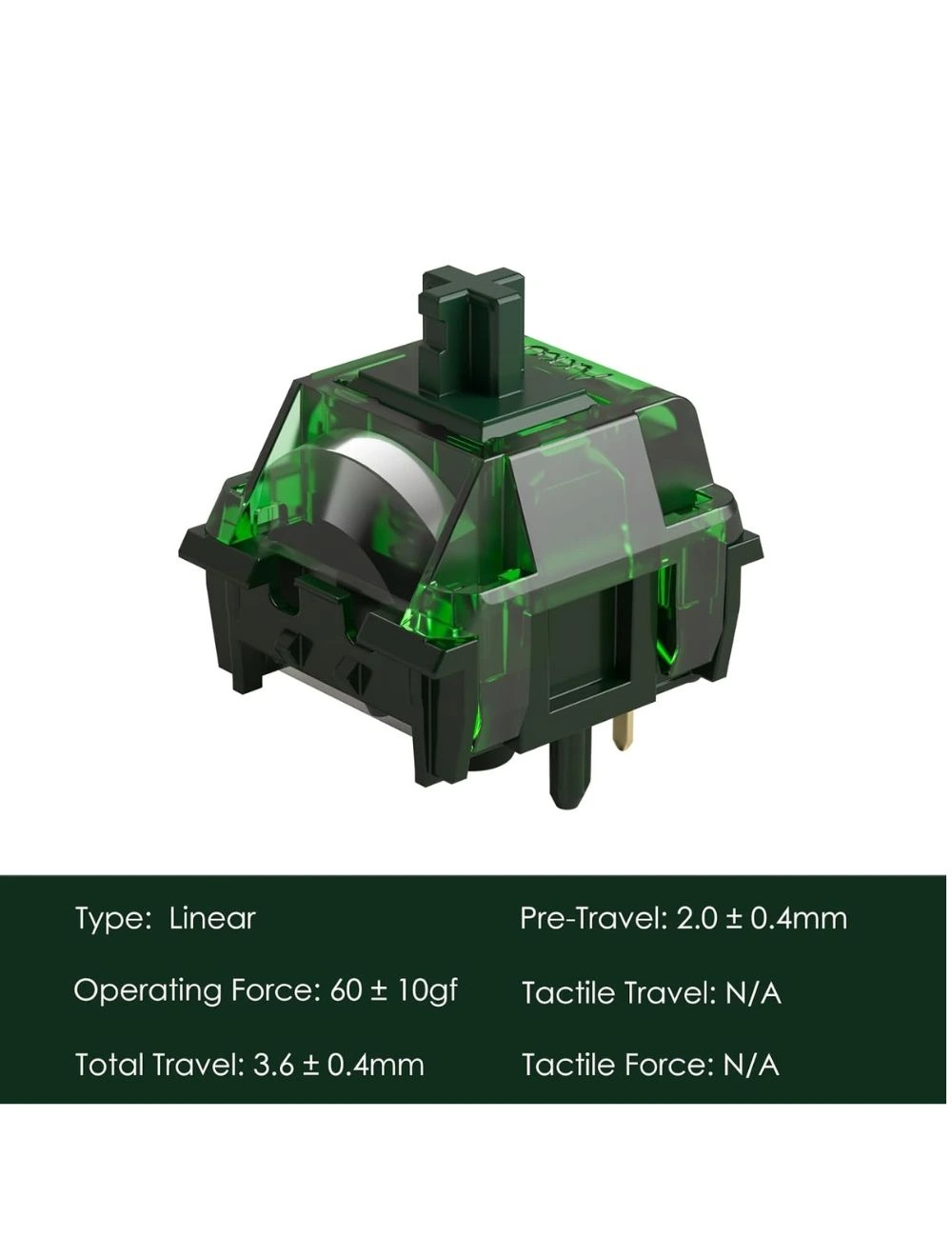 Game One - Akko x Monsgeek Green Fog Switch - Linear [45pcs