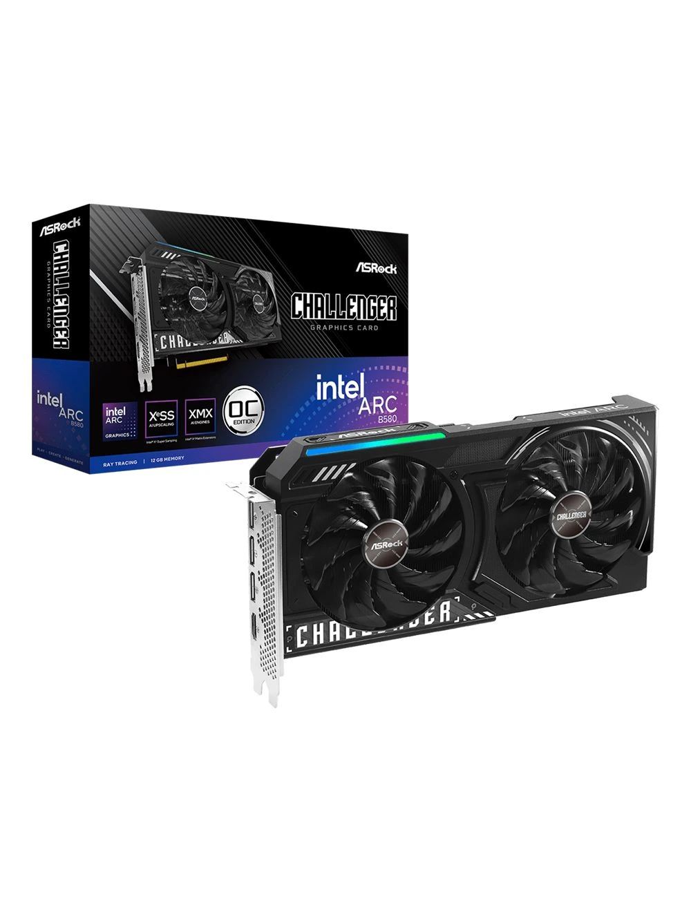 Game One - Asrock Intel Arc B580 Challenger 12GB OC B580 CL 12GO