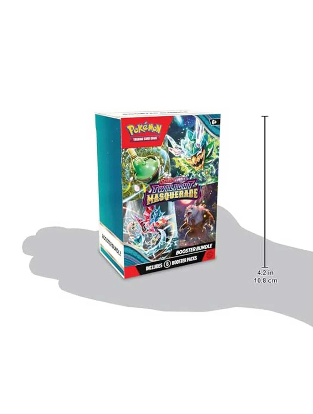 half booster box twilight masquerade Pokemon Twilight Masquerade Half Booster Box (18 Packs) — EternaCards main image 1