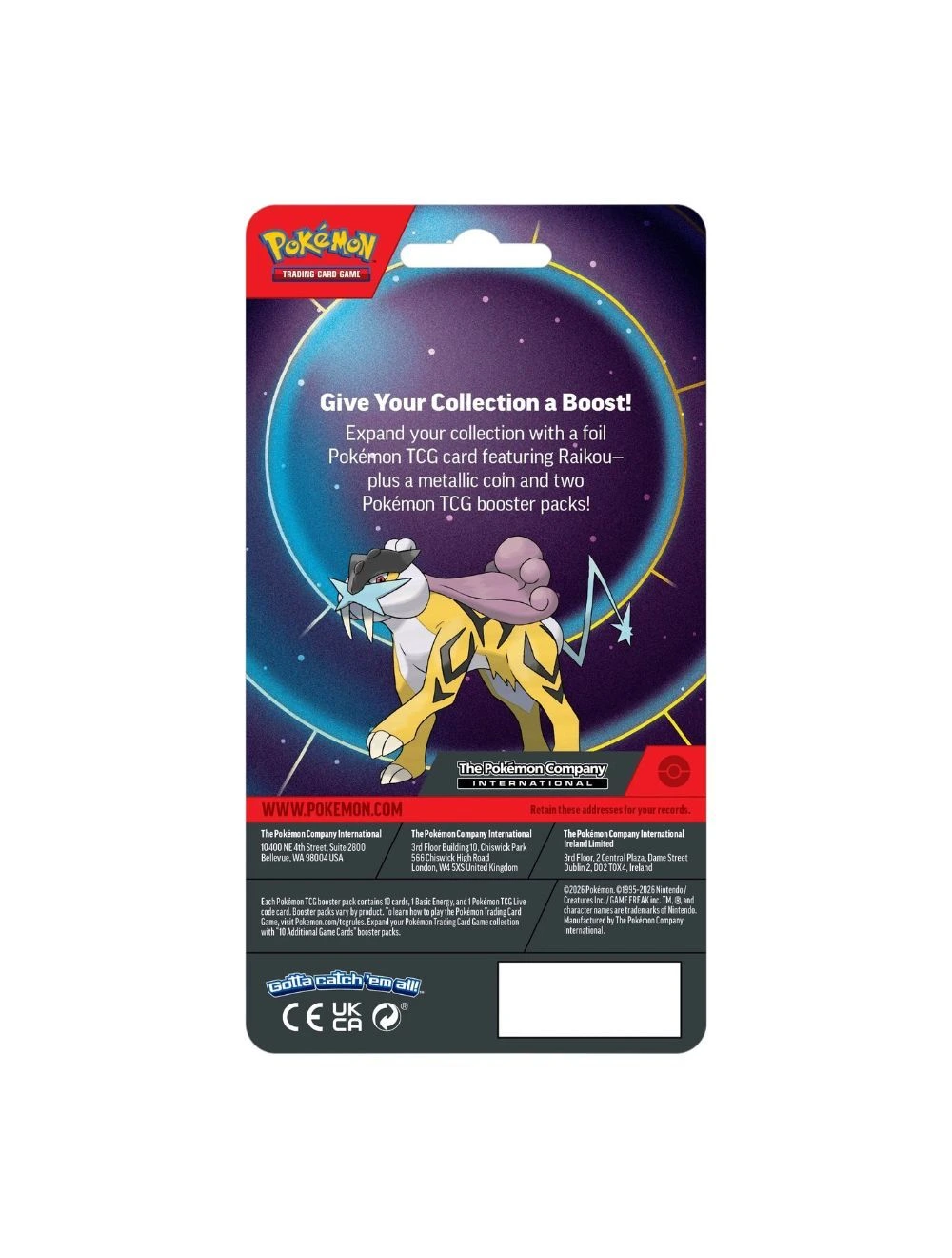 Game One - Pokemon TCG: 2-Pack Blister (Raikou) - Game One PH