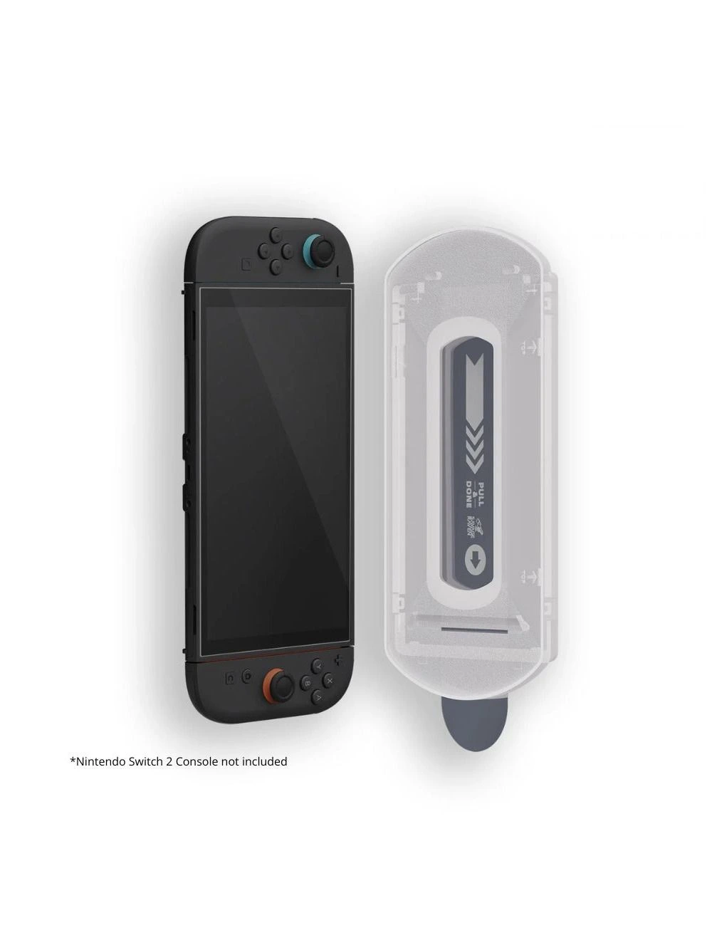 Skull & Co. Tempered Glass Screen Protector with EZ-Install KIT for Nintendo Switch 2 (2 Pack)