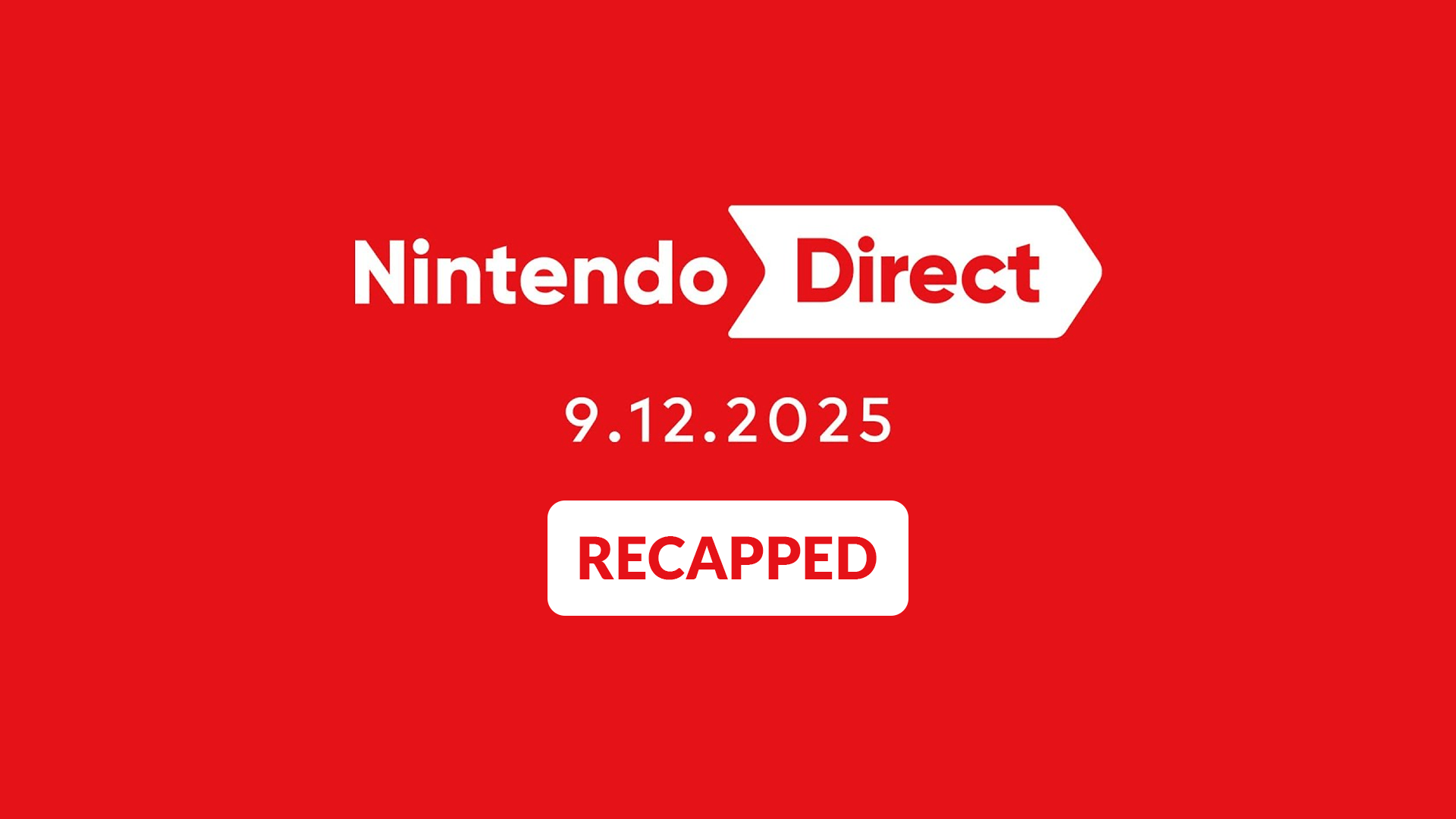 Nintendo Direct September 2025: Recapped