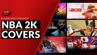 Players with the most NBA 2K Covers